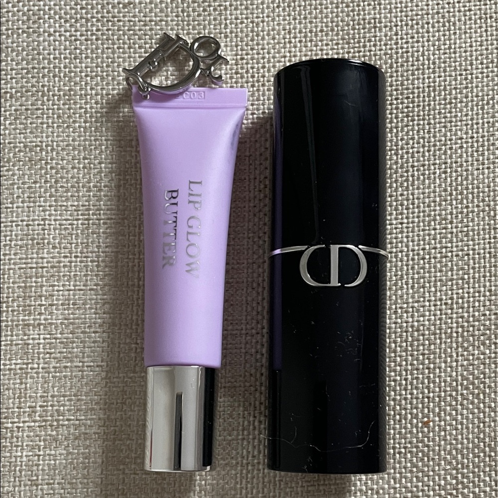 Dior Lip Glow Butter - Lavender and Black